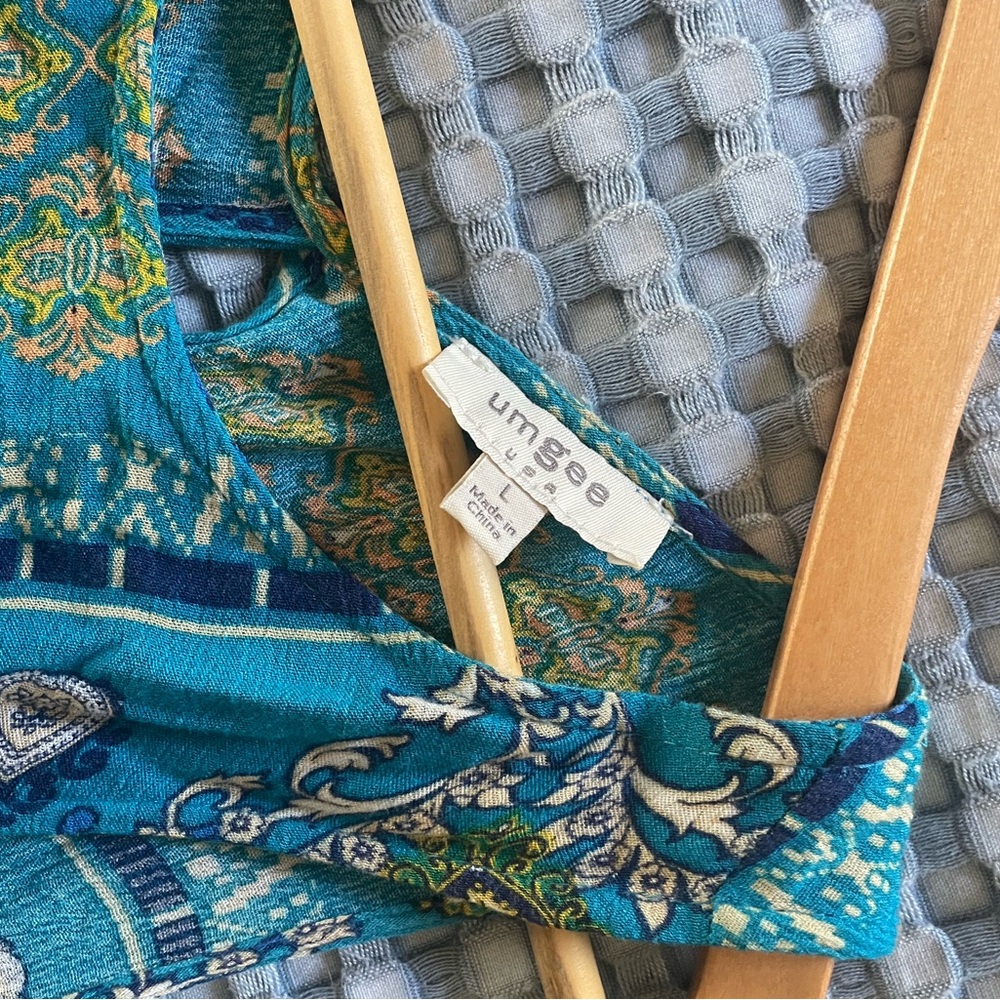 Blue Patterned Dress - Picture 5 of 6